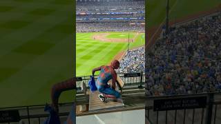 #MLB Spiderman en Citi Field para el Juego 4 de la #NLCS