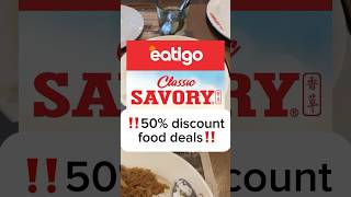 Let's eat at Classic Savory with @eatigo_ph