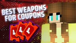 BEST WEAPONS TO BUY FOR COUPONS IN PIXEL GUN 3D *2021*