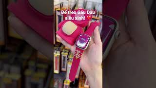 Đế treo sạc Gấu dâu cho #Applewatch #applewatchultra  #lotso