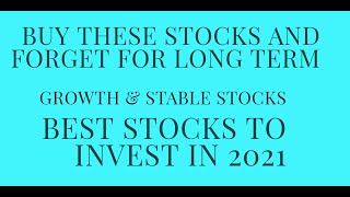 Best stocks to buy today in India for long term & best stocks to invest that will double in growth