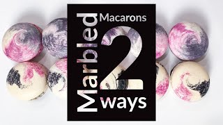 Macaron live: Marbled Macarons