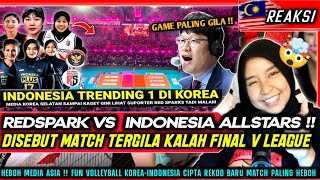 MENYALA INDONESIA ❗❗Indonesia All Star Vs Red Spark Korea 🇮🇩🇰🇷 -Fun Volleyball Indonesia Arena 🔥