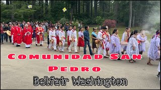 Fiesta patronal comunidad San Pedro Belfair Washington 6/29/22 Baile social cultural Maya