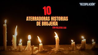 10 Historias Aterradoras de BRUJERÍA | Maratones 3 horas de HISTORIAS de TERROR