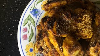 SPICY GRILLED FISH! | SUPER DELICIOUS FRESH CROAKER FISH RECIPE