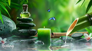 Relaxing Sleep Music with Bamboo Water Fountain - Reduce Stress, Anxiety & Depression