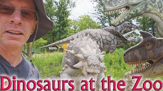 Real-Life Jurassic Park Dinosaur Exhibit !!!🦖 Dinosaurs at the Zoo !!! 🦕 Full-Size T-Rex !!! ROAAAR!