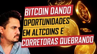 BITCOIN DANDO CHANCES DE TRADE E CORRETORAS SUMINDO DO MERCADO