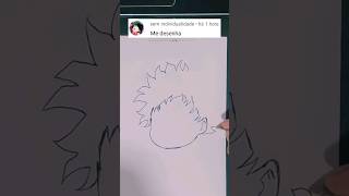 Desenhando perfil dos inscritos 14 #shorts #animedrawing