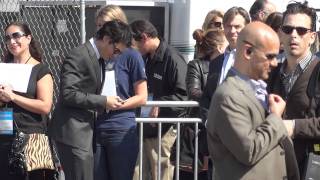 sexy Ian Somerhalder and Matt Bomer signing autographs at the 2012 spirit awards