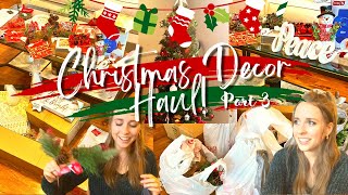 *NEW* Christmas decor haul 2022! holiday decorations for first apartment