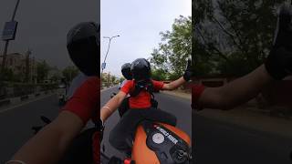 When 2 Badmash riders meet each other😹😆 #motovlog #trend #viral