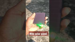 mini solar panel testing direct sunlight #shorts