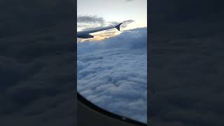 mumbai to Delhi | flight| clouds | nature