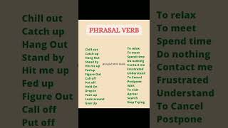 Phrasal Verb | Advanced English Speaking Course, Learn Fluent English Speaking #shorts