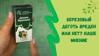 Березовый деготь вреден или нет? Наше мнение