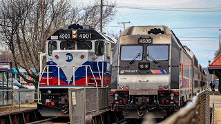 [4K] NJT Bergen/Main Line: Afternoon Trains W/ NS H55 @ Suffern (3/10/20)