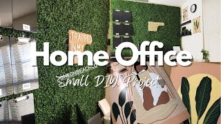 DIY SMALL HOME OFFICE | URBAN HOME OFFICE | WORK FROM HOME SPACE