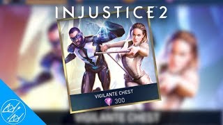 Vigilante Chest Opening!  || Injustice 2 Mobile