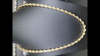 HAWAII ROPE CHAINS! 14K 7MM 24" ROPE CHAIN UNBOXING