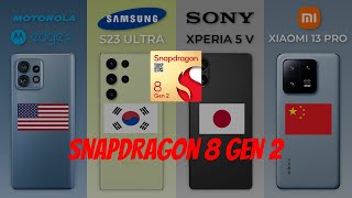 BATTLE OF SNAPDRAGON 8 GEN 2 | BIG BRAND FROM 4 COUNTRY ❤️‍🔥 SATISFYING REVIEW 📱