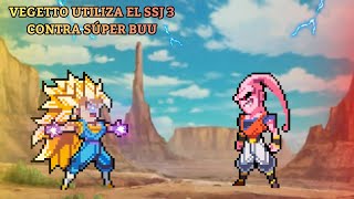 WHAT IF/ VEGETTO UTILIZA EL SSJ 3 CONTRA SUPER BUU/#7, #shorts sprite animation