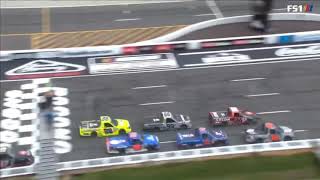 NASCAR Camping World Truck Series  - Jack Wood and Johnny Sauter Lap 1 wreck - Pocono