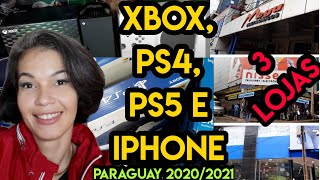 Compras Paraguay 2020/2021 : IPHONE, XBOX, Playstation 4 e 5 e (MegaEletrônicos, Nissi Cell, Nissei)