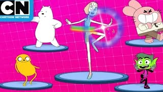 Cartoon network characters doing the fortnite dance challenge