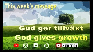 God gives growth | The Week's Massages | Tommy M. Josefsson | Praying 4 you TV