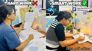 I WISH I KNEW THIS EARLIER 😓 STUDY SMART LIKE TOPPER 📚WITH PDFelement | Best pdf editor |