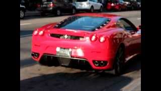 Ferrari F430 and Maserati Quattroporte Drive Off