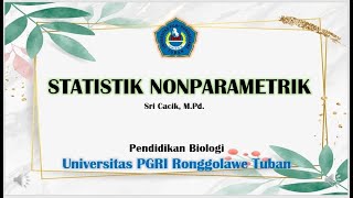 Statistik Nonparametrik (Uji Wilcoxon)