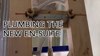 DIY renovation - plumbing a new ensuite bathroom the easy way.