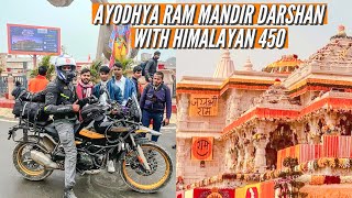 AYODHYA SHRI RAM MANDIR DARSHAN WITH HIMALAYAN 450 ❤️