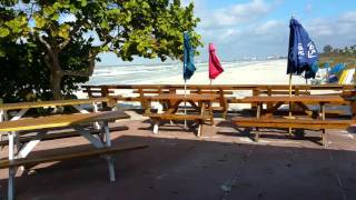 Pass A Grille Beach and gale force winds on Saturday January 23, 2016