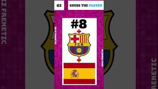 GUESS THE PLAYER BY JERSEY+CLUB+NATIONALITY ⚽️#football #quizzers #worldfootballquiz #shorts #tiktok