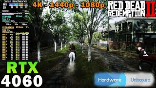 Red Dead Redemption 2 | RTX 4060 | Ryzen 7 5800X3D | 4K - 1440p - 1080p | Ultra & HUB Settings