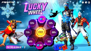 Winter Lucky Wheel Event Review🔥🤯| Pushpa Event ,New Evo Bundle| Free Fire New Event | Ff New Event