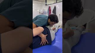 Lumbar spine manipulation HVLA ADJUSTMENT #short