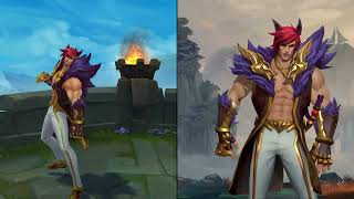 Sett League of Legends VS Wild Rift Comparison