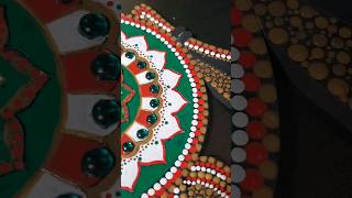 Dot Art | Dotting of MDF Chakram | Chakram Painting | Dot Mandala #art #trending