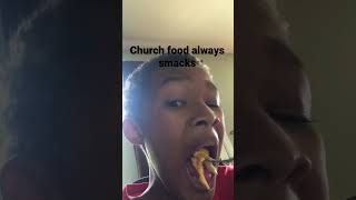 Church food always smacks!!