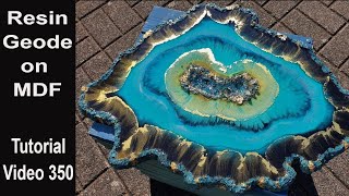 Making a Resin Geode/ Start to Finish/ Depth the Easy Way