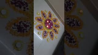 Rangoli 😍#rangoli #rangolidesigns #diwali #rangolidesign #anuahujavlogs