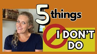 What I DON'T Do in my Homeschool || 5 Suggestions