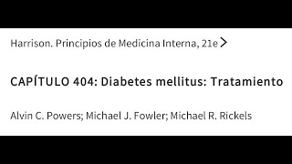 Diabetes mellitus: tratamiento