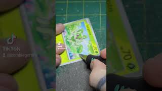 3d Sprigatito Pokemon Card #zombiegrimm #pokemonviral #pokemontcg #viralpokemon #pokemoncards