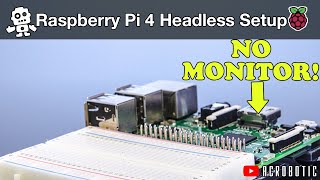 Raspberry Pi 4 Headless Setup | First Boot SSH Without Monitor